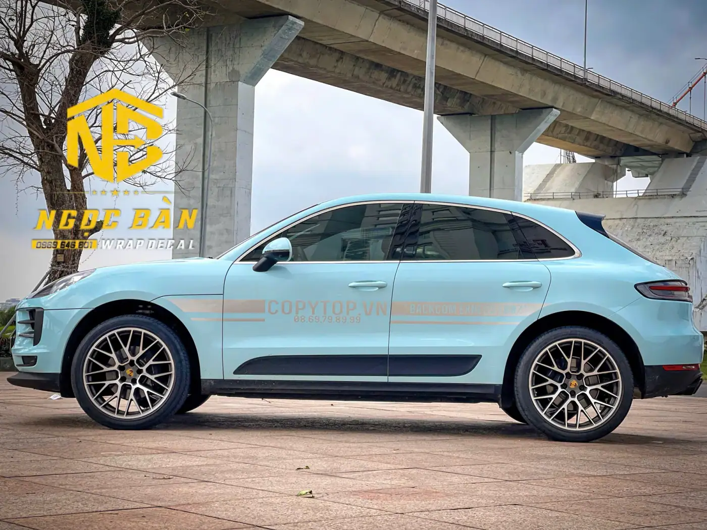 Porsche Maccan - Blue Wrap 