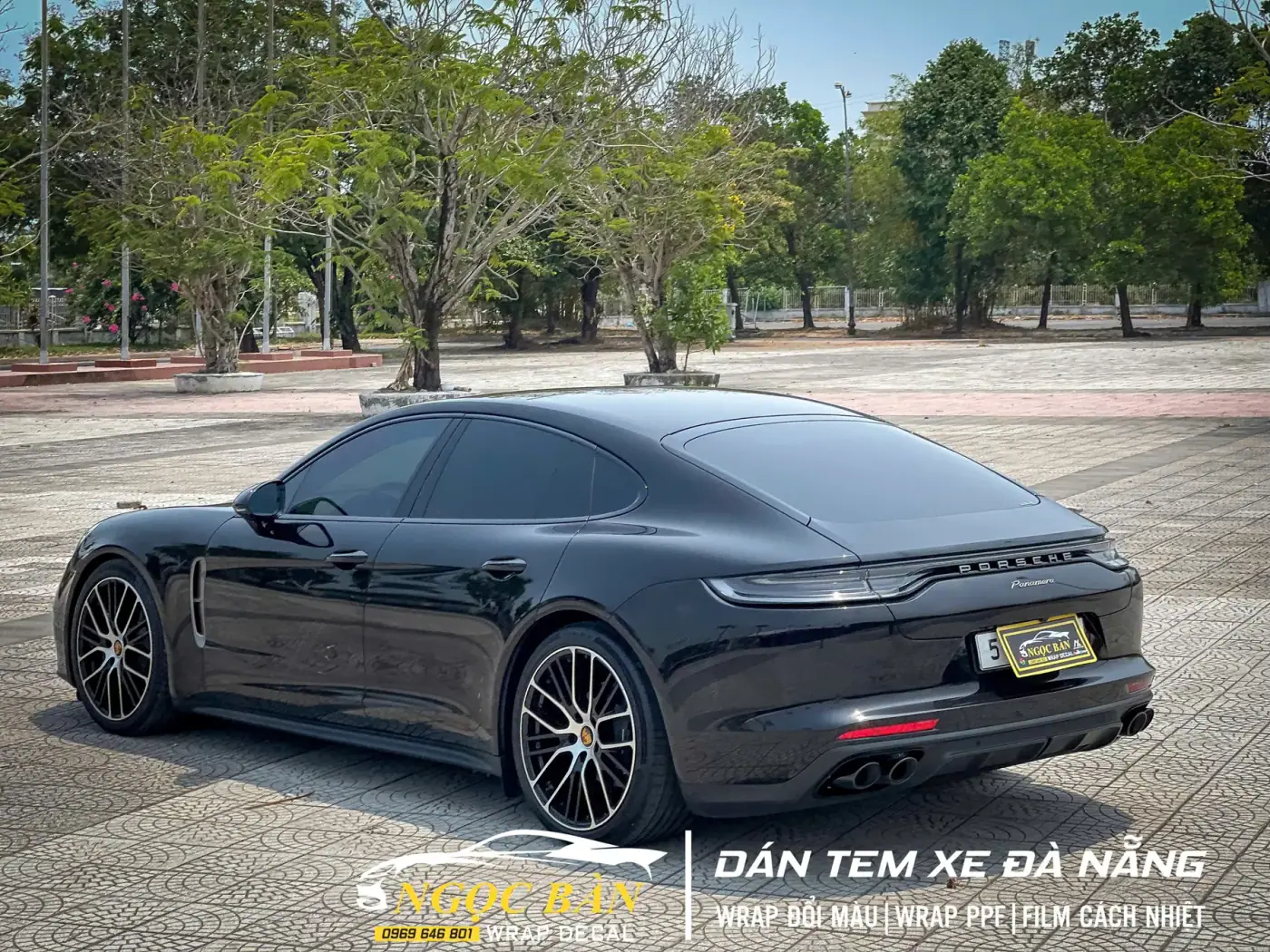 Porsche Panamera Black - Đẳng cấp với lớp áo giáp vô hình " PPF Bảo Vệ Sơn "