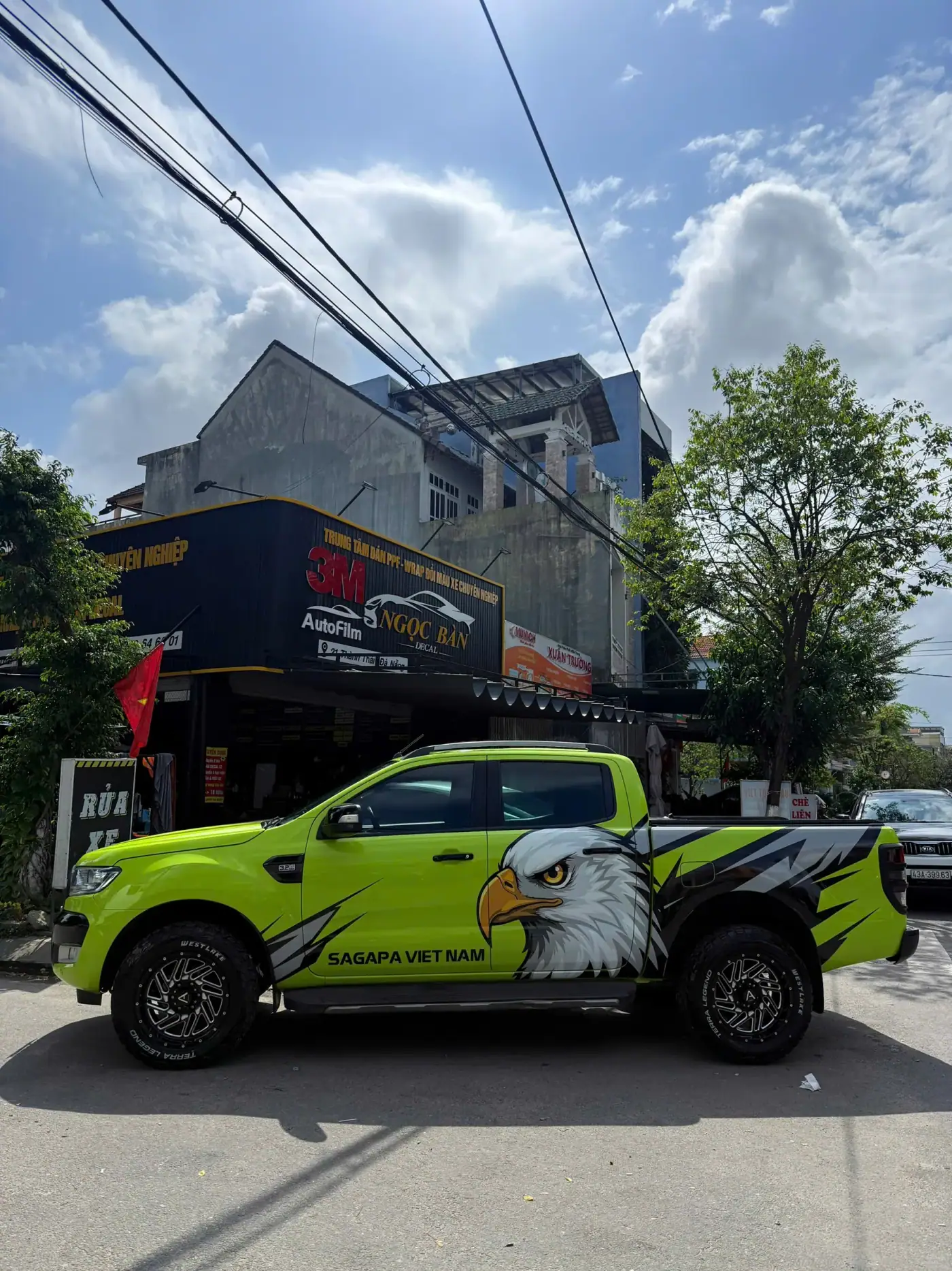 Ford Ranger  - Tem dán decal thể thao 